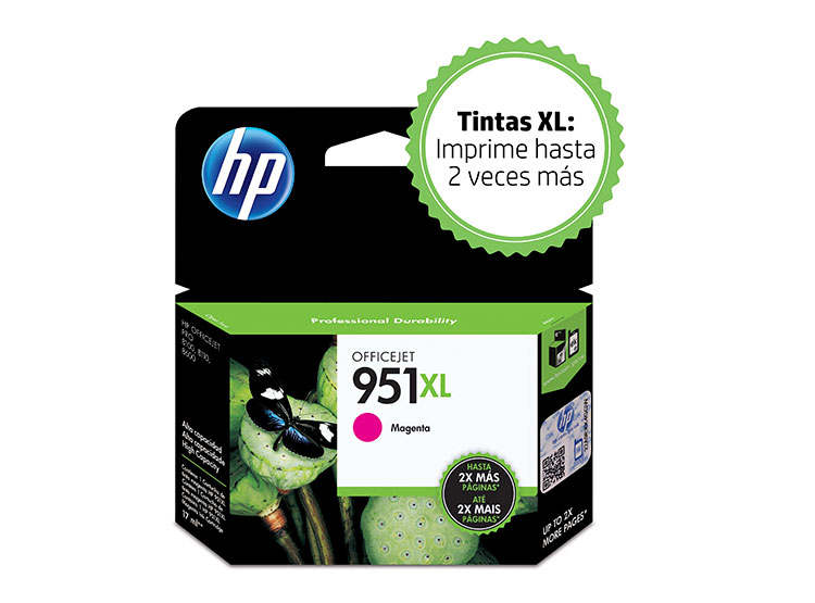 Obtén óptimos resultados y mayor rendimiento en todos tus trabajos de  impresión con el cartucho de tinta original 951 XL de HP.