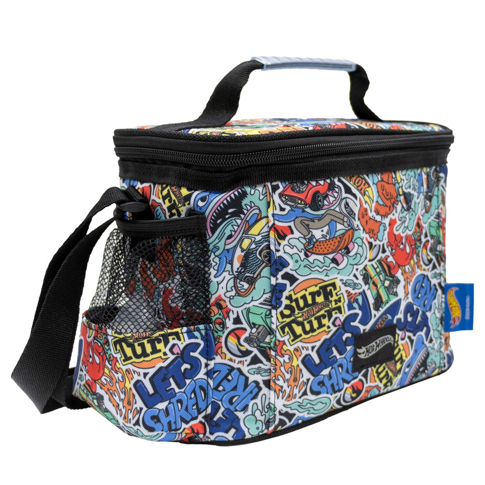 Ripley SET PIEZAS HOT WHEELS MOCHILA LONCHERA CARTUCHERA MULTICOLOR