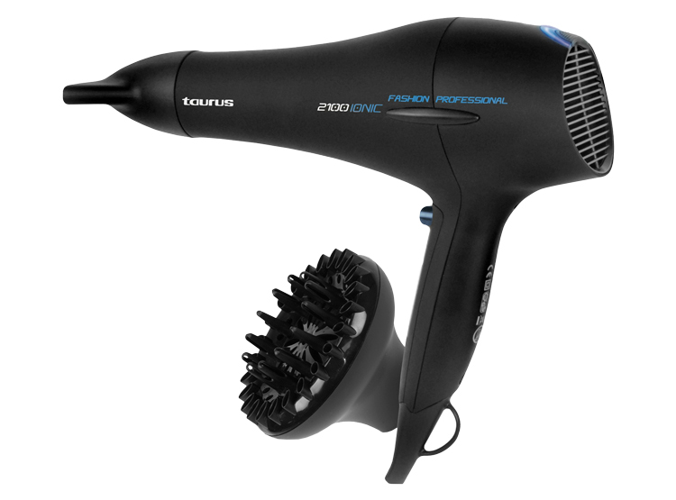 taurus secadora de cabello fashion profesional 2100 - negro