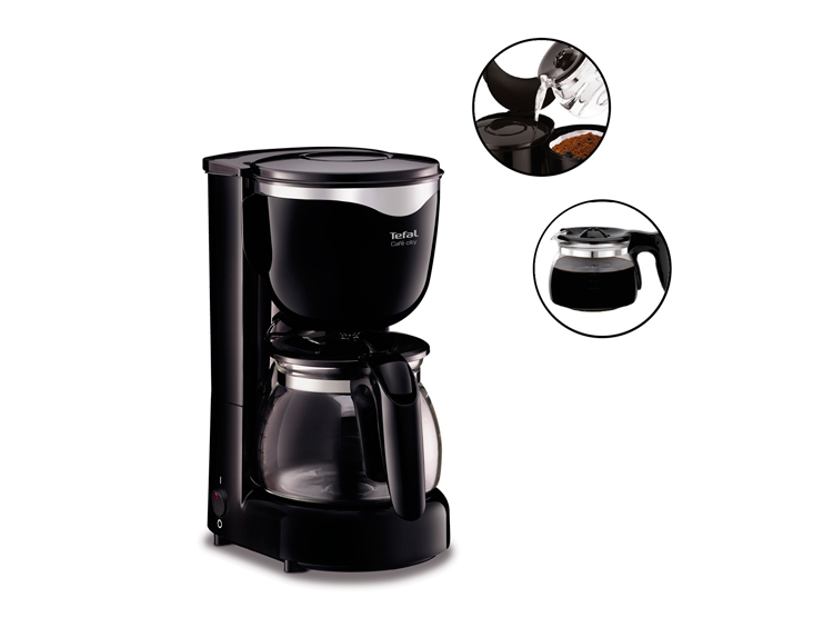 tefal cafetera electrica cafecity cm3418c 600w - negro