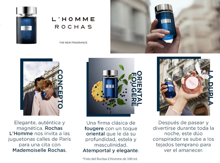 Coffret Cadeau Rochas L'Homme – 3 Pièces Pour Homme – Parfum, Après-rasage, Soin – Neuf Sous Cellophane