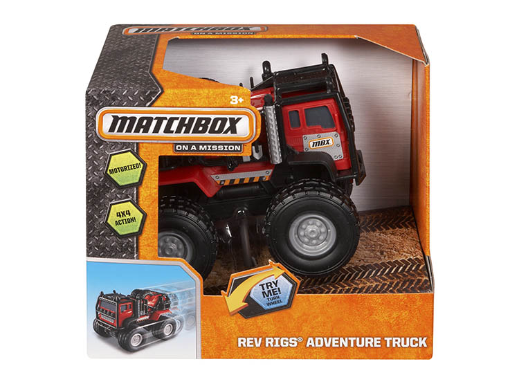 Matchbox Rev Rigs Ripley - VEHICULO MATCHBOX REV RIGS ADVENTURE TRUCK
