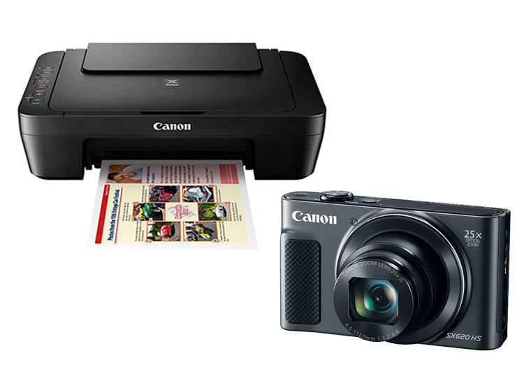 canon cámara powershot sx620 hs 20.2mpx 25x + impresora multifuncional  mg3010