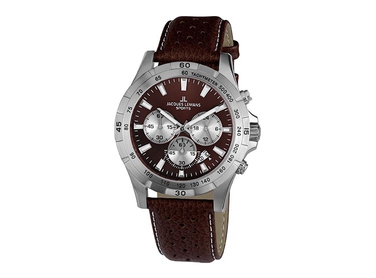 JACQUES LEMANS Orologio Unisex Al Quarzo – 32016493 – Cassa Acciaio Argento – Eleganza Classica