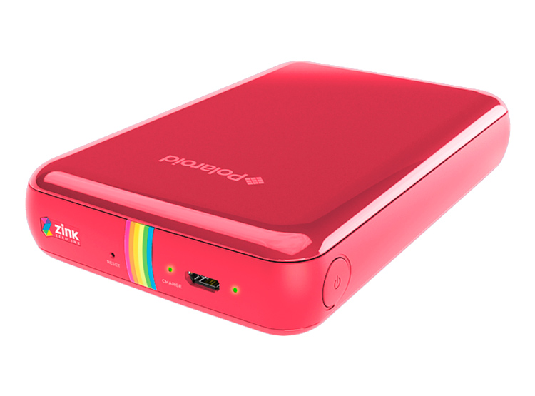 polaroid impresora portátil zip - rojo