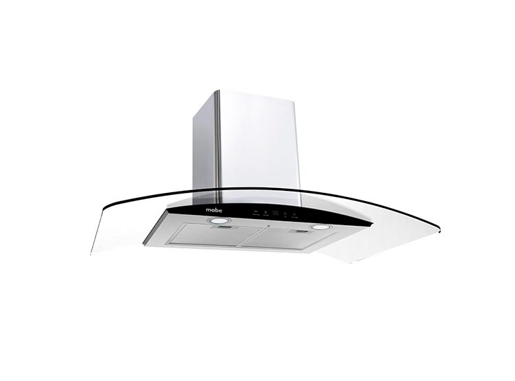 CAMPANA EXTRACTORA MABE ANCHO 90CM CM9018PIY0 DE PARED 3 VELOCIDADES INOX - 4