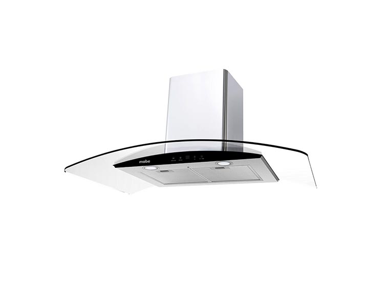CAMPANA EXTRACTORA MABE ANCHO 90CM CM9018PIY0 DE PARED 3 VELOCIDADES INOX - 5