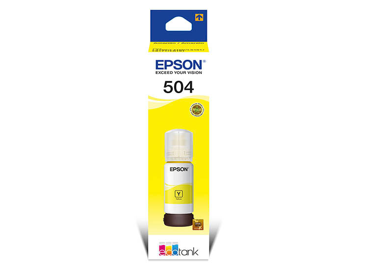 Ripley - EPSON BOTELLA DE TINTA T504420 - AMARILLO