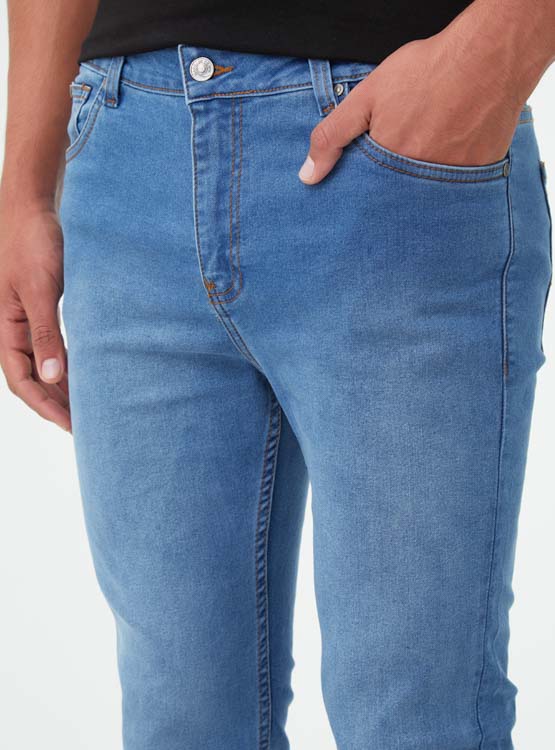 Jeans De Trabajo Adolphe Lafont Para Hombre - Color Azul, Tallas 36 A 60, Bolsillos Traseros