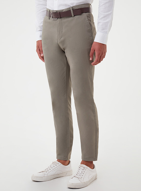 PANTALÓN HOMBRE KENNETH STEVENS OLIVA BELT - 3