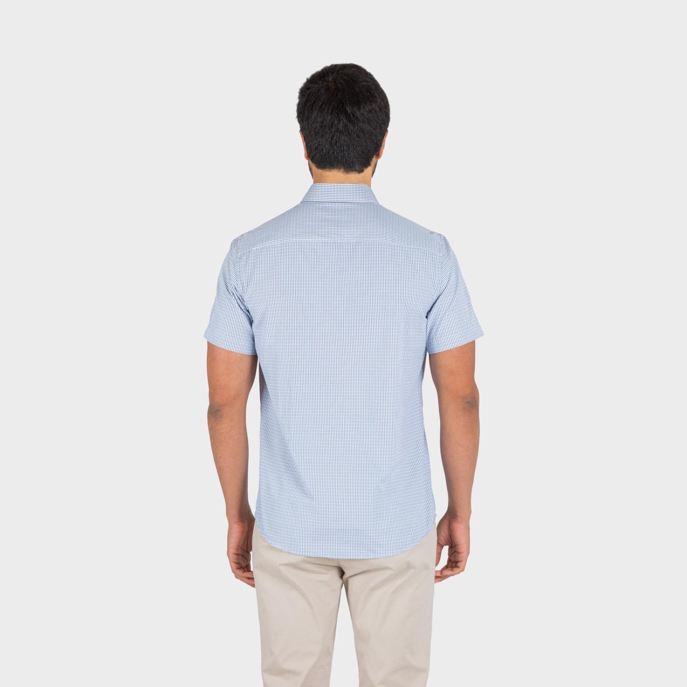 Ripley - CAMISA MANGA CORTA HOMBRE JOHN HOLDEN AZUL 9CC003