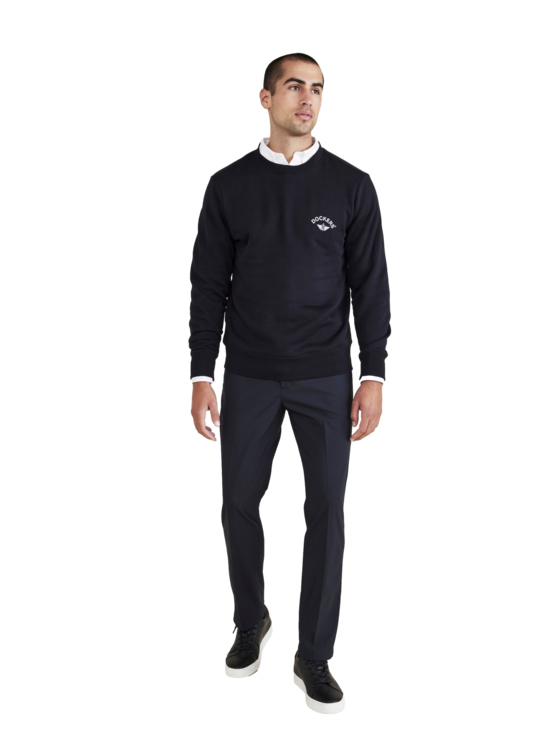 Pantalon Homme Dockers 36 X 29 - Coupe Droite, Sans Pli, Couleur Noir/gris, Neuf Avec étiquette