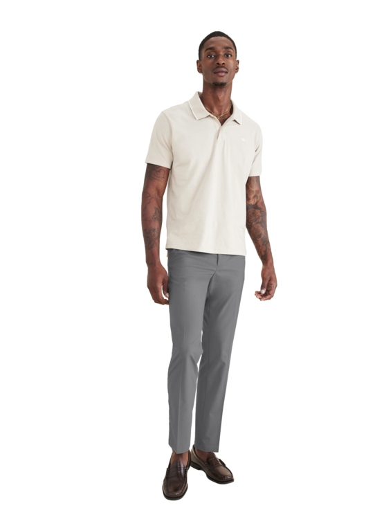 Dockers Pantalon décontracté pour homme, coupe droite, kaki