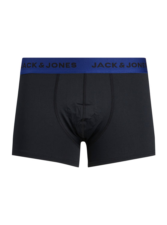 Jack & Jones JACCHECK 3 PACK - Boxer - navy/blu scuro