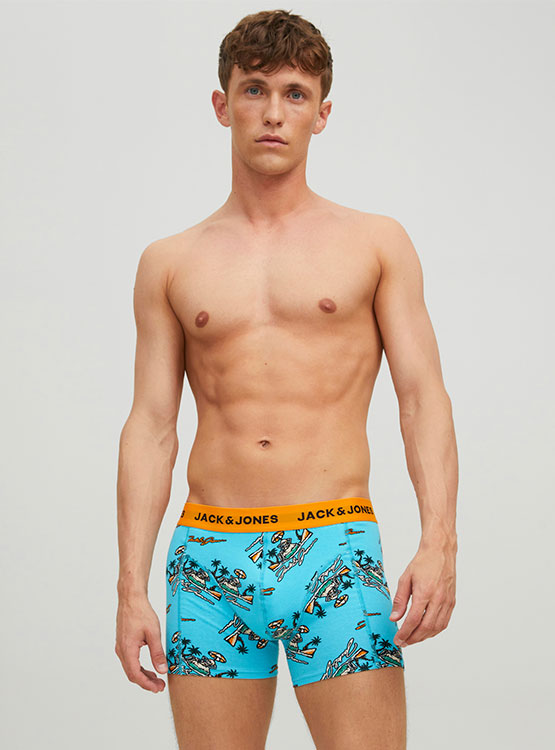 Jack&Jones Boxer Uomo, 7er Pacco - Jachudson Solid Costume 7 Pacco, Albero
