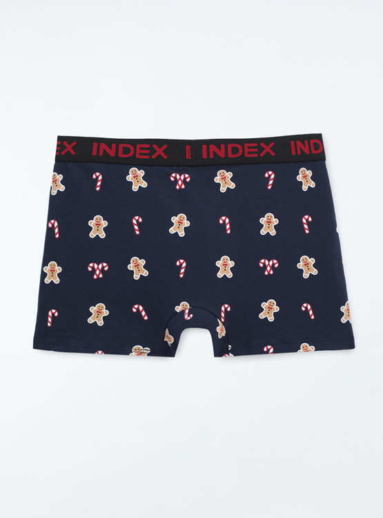 Ripley - BÓXER INDEX PARA HOMBRE ALGODÓN NAVIDEÑO BLANCO PACK X2