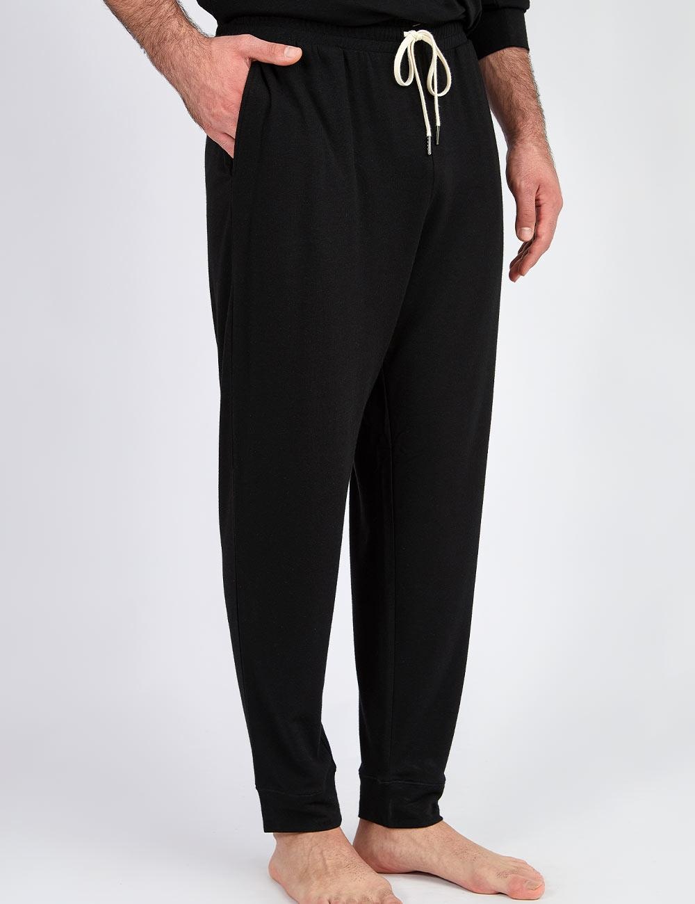 JOGGER LARGO HOMBRE IN BLOOM NEGRO - 1
