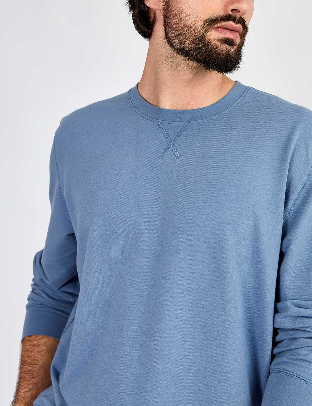 SUDADERA HOMBRE IN BLOOM CELESTE OLIVER OCEAN BLUE - 4