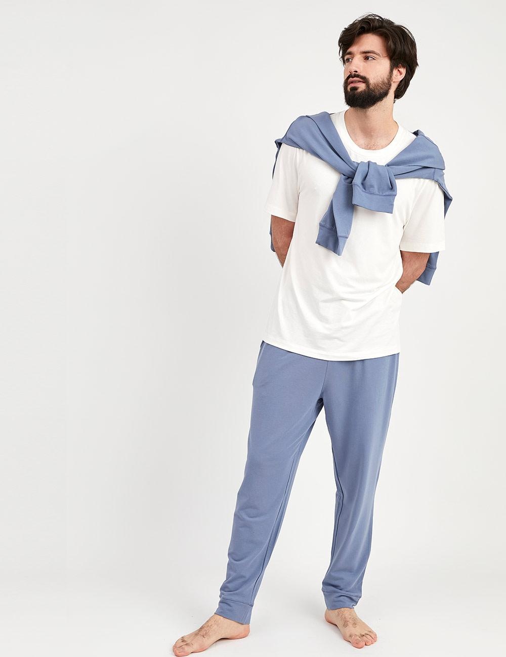 JOGGER LARGO HOMBRE IN BLOOM CELESTE OCEAN BLUE - 2