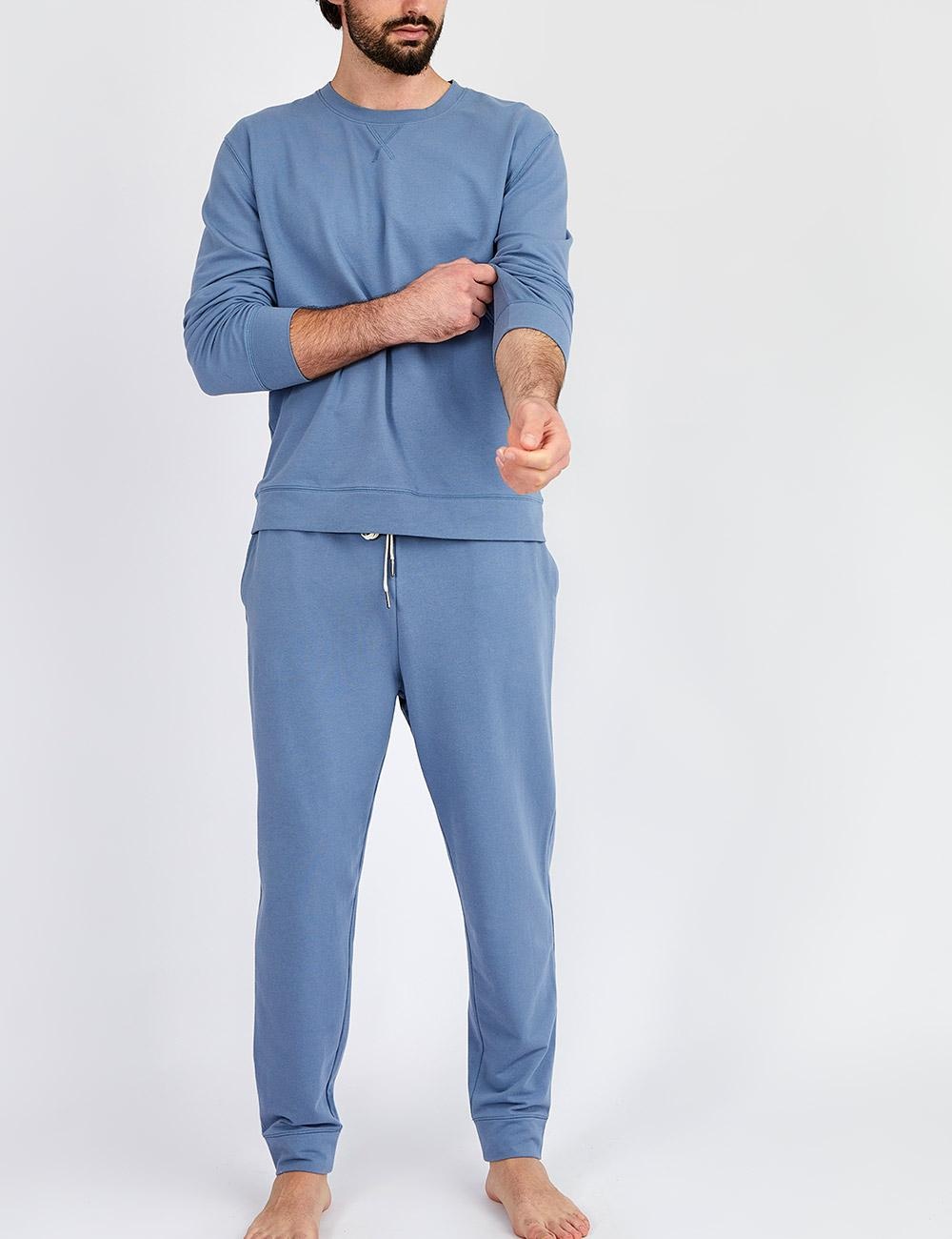 JOGGER LARGO HOMBRE IN BLOOM CELESTE OCEAN BLUE - 3