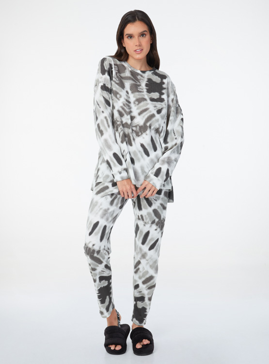 Normann Pyjama Normann Damen Frottee Pyjama mt Bündchen m Tupfen- und Normann Pyjama Normann Damen Frottee Pyjama mt Bündchen m Tupfen- und