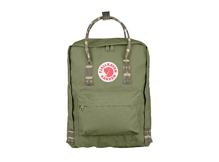 FJALLRAVEN MOCHILA KANKEN GREEN-FOLK PATTERN