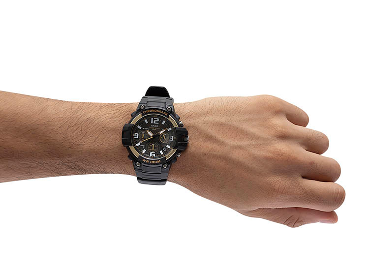 Casio Orologio Uomo Mcw-100H-9A2 – Quarzo Giapponese, Cronografo, Impermeabile 100m, Cassa 40 Mm