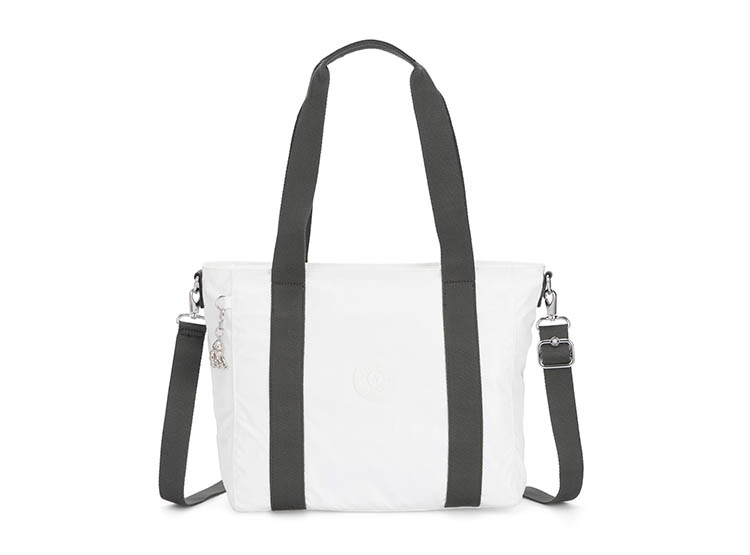 KIPLING CARTERA ASSENI S WHITE METALLIC