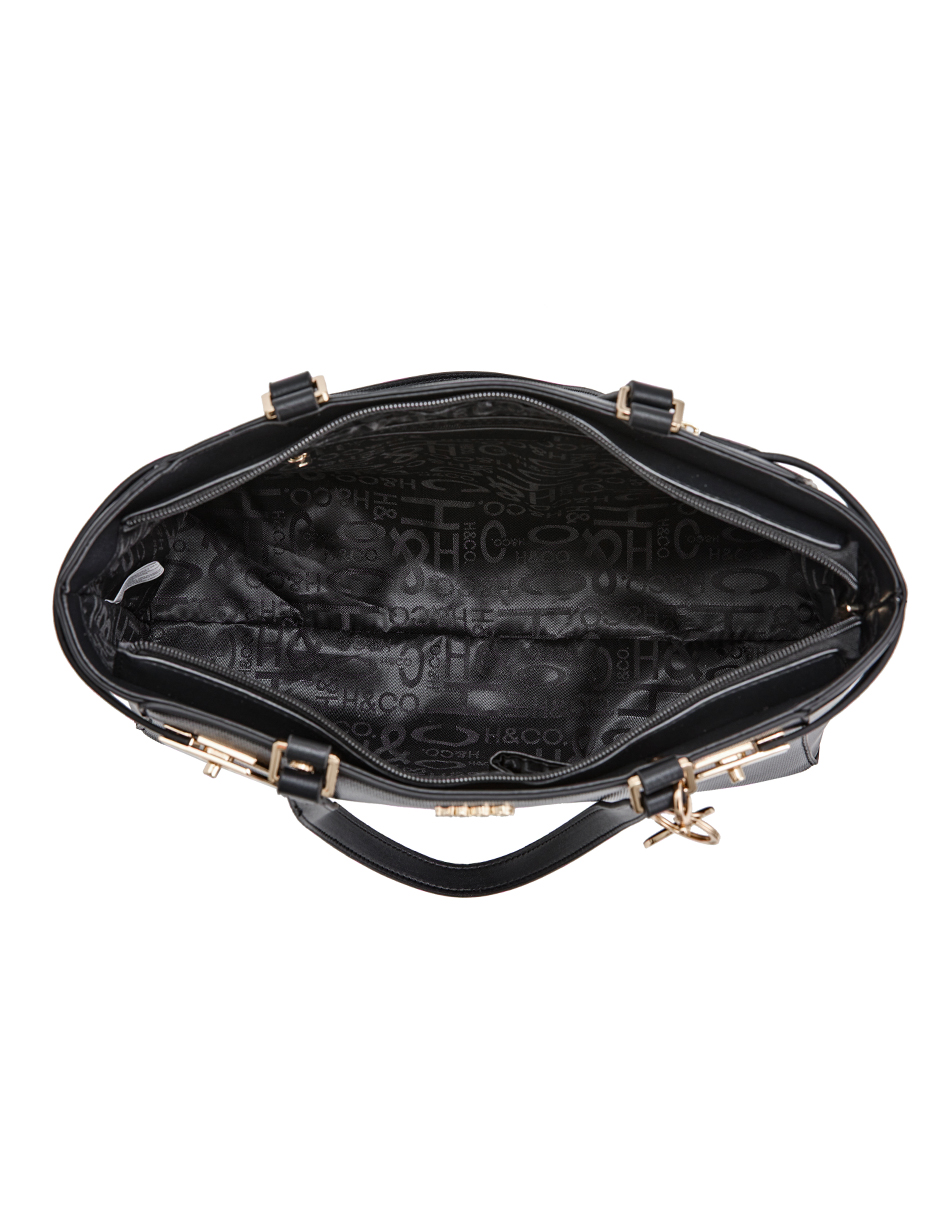 CARTERA H & CO. TOTE BAG 4986 NEGRO