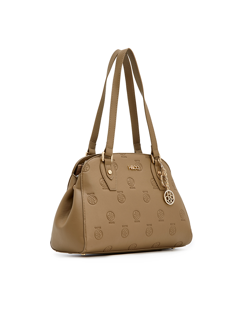 Ripley - CARTERA H & CO. SATCHEL BAG 4999 TAUPE