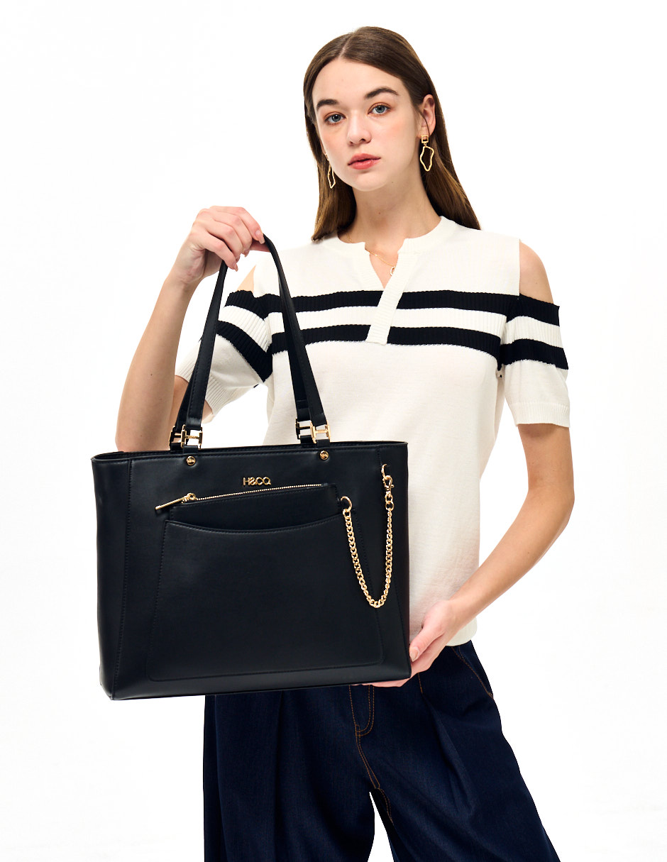 Ripley - CARTERA H & CO. TOTE BAG 5161 NEGRO