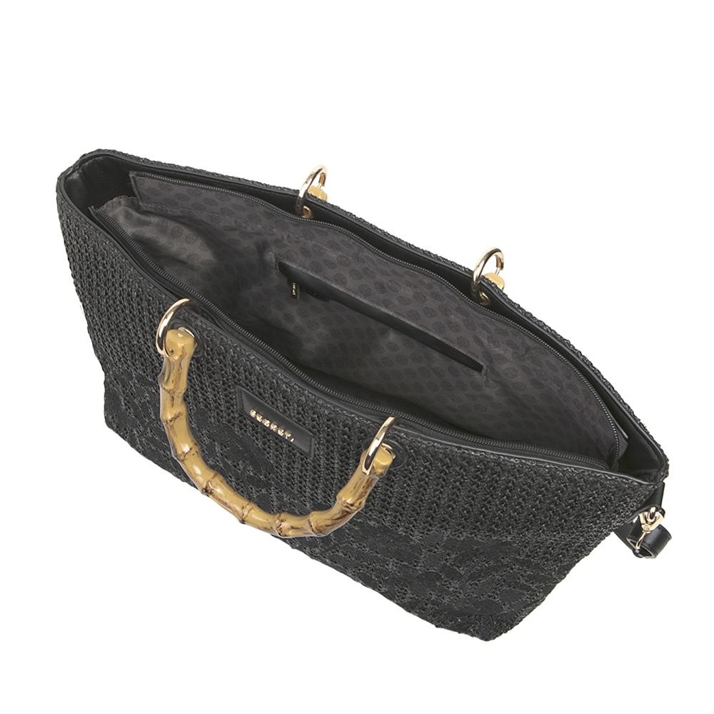 MASCORRO LEATHER CARTERA TRI-FOLD GRANDE NEGRA CON CADENA main image 0
