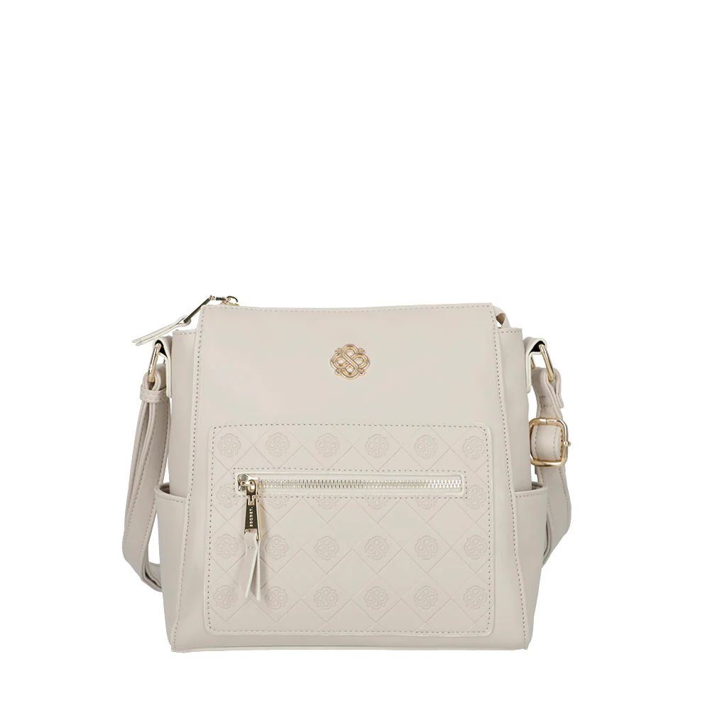 Ripley - CARTERA SECRET CROSSBODY TURIN IVORY BEIGE M