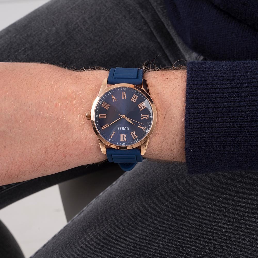 Guess Reloj Analógico Para Hombre Con Correa De Acero Inoxid