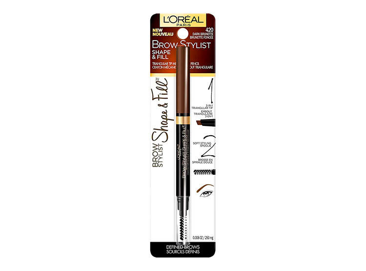 DELINEADOR DE CEJAS LOREAL PARIS MAQUILLAJE BROW STYLIST SHAPE & FILL TONO DARK BRUNETTE 250 MG - 5