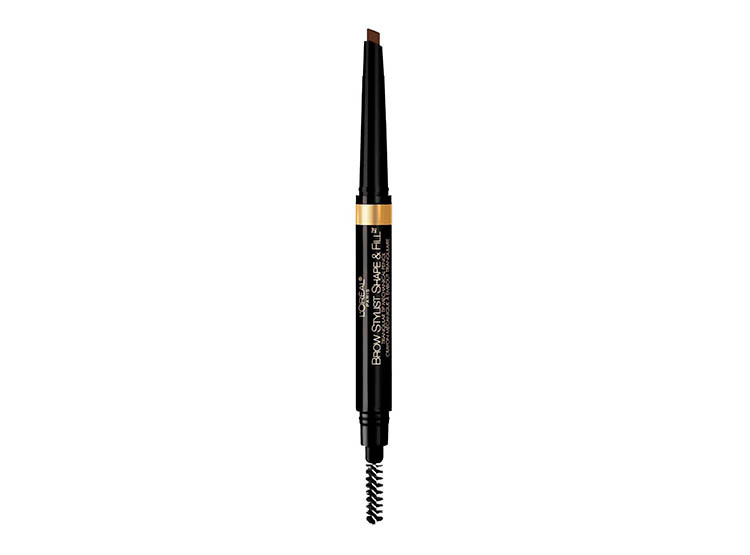 DELINEADOR DE CEJAS LOREAL PARIS MAQUILLAJE BROW STYLIST SHAPE & FILL TONO DARK BRUNETTE 250 MG - 1
