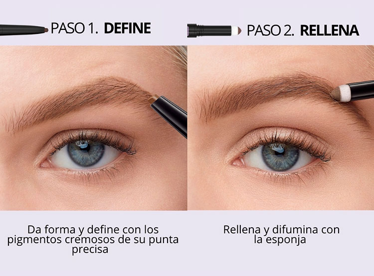 DELINEADOR DE CEJAS MAYBELLINE EXPRESS BROW DUO 2 EN 1 TONO MEDIUM BROWN - 5