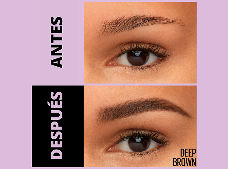 DELINEADOR DE CEJAS MAYBELLINE EXPRESS BROW DUO 2 EN 1 TONO DEEP BROWN - 4