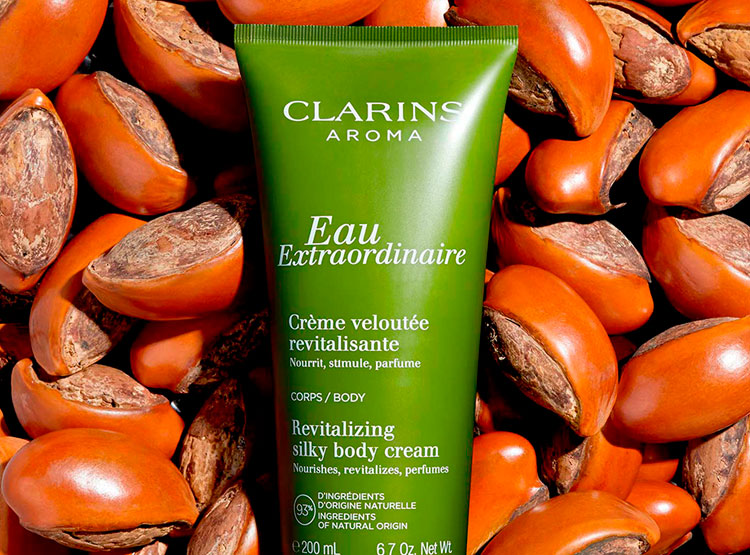 clarins eau extraordinaire body cream