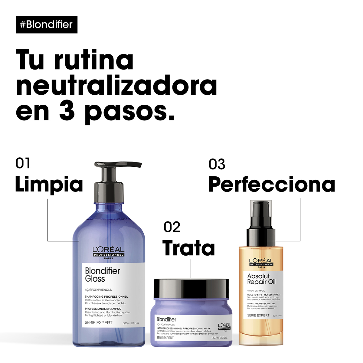 SHAMPOO PROTECTOR DE CABELLOS RUBIOS BLONDIFIER 500ML - 6