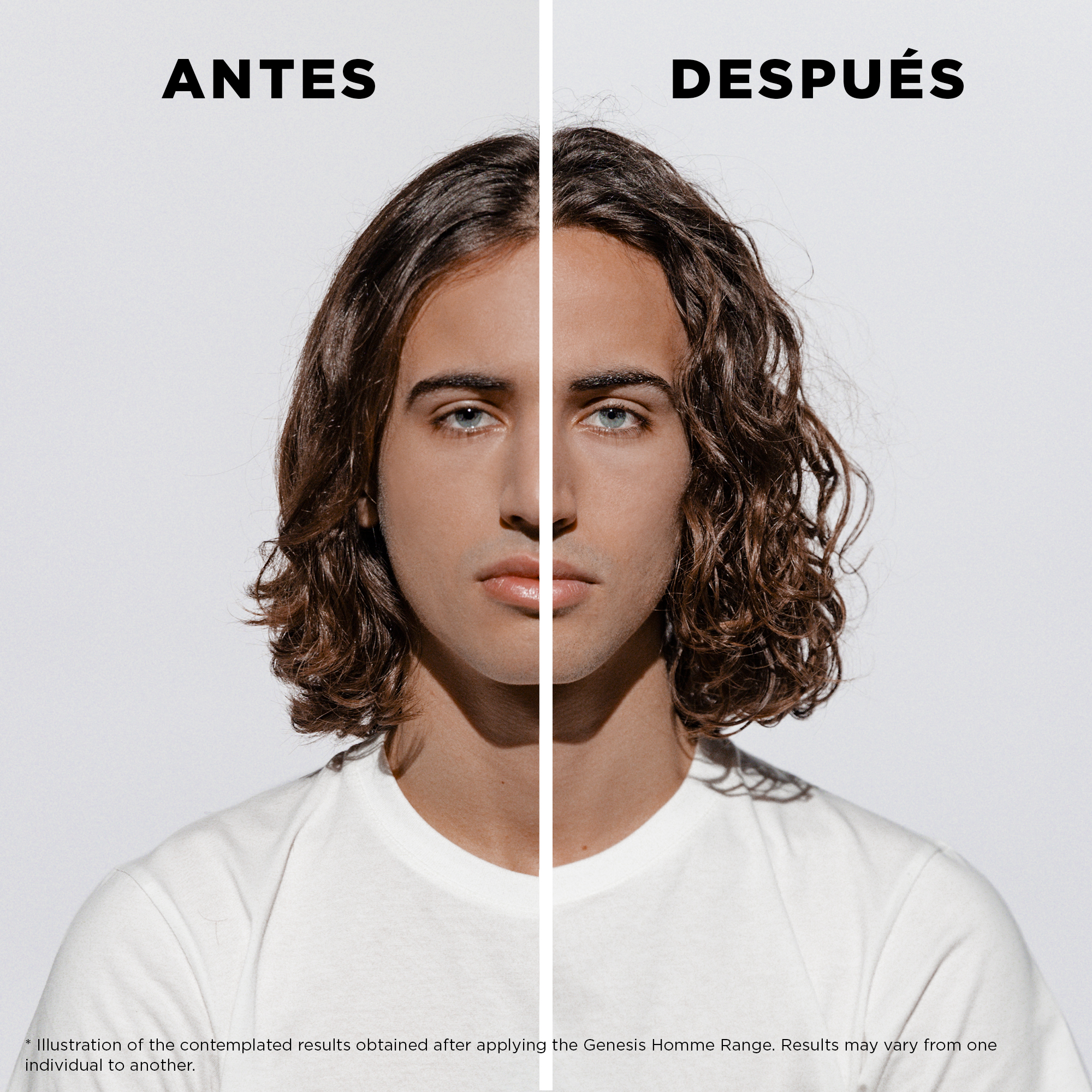 SHAMPOO POTENCIADOR DEL GROSOR PARA CABELLOS DEBILITADOS CON TENDENCIA A AFINARSEGENESIS HOMME BAIN MASSE 250ML - 3