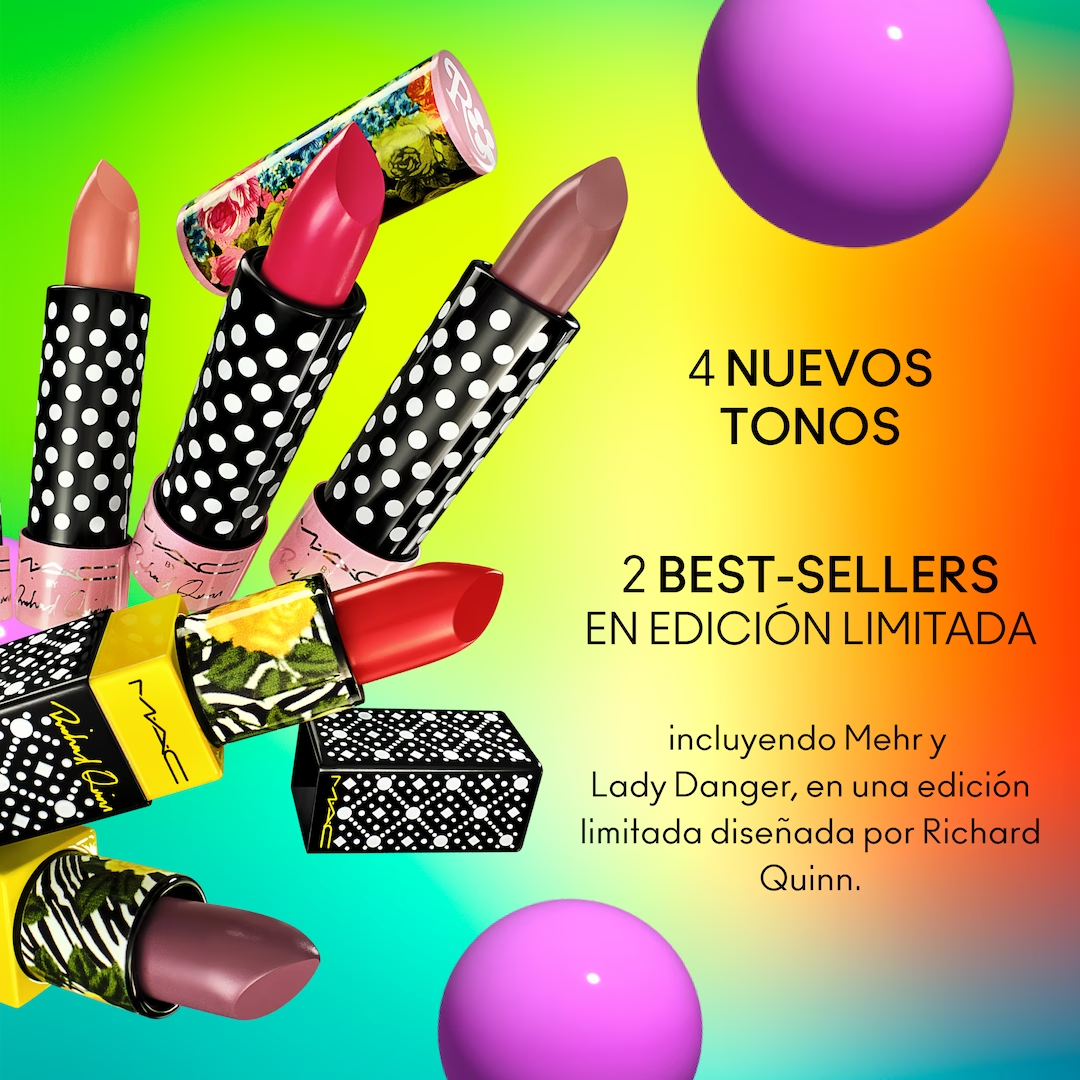 Labial Hyper Ripley - LABIAL MAC MATTE RICHARD QUINN MEGA MAGENTA 3.9 G