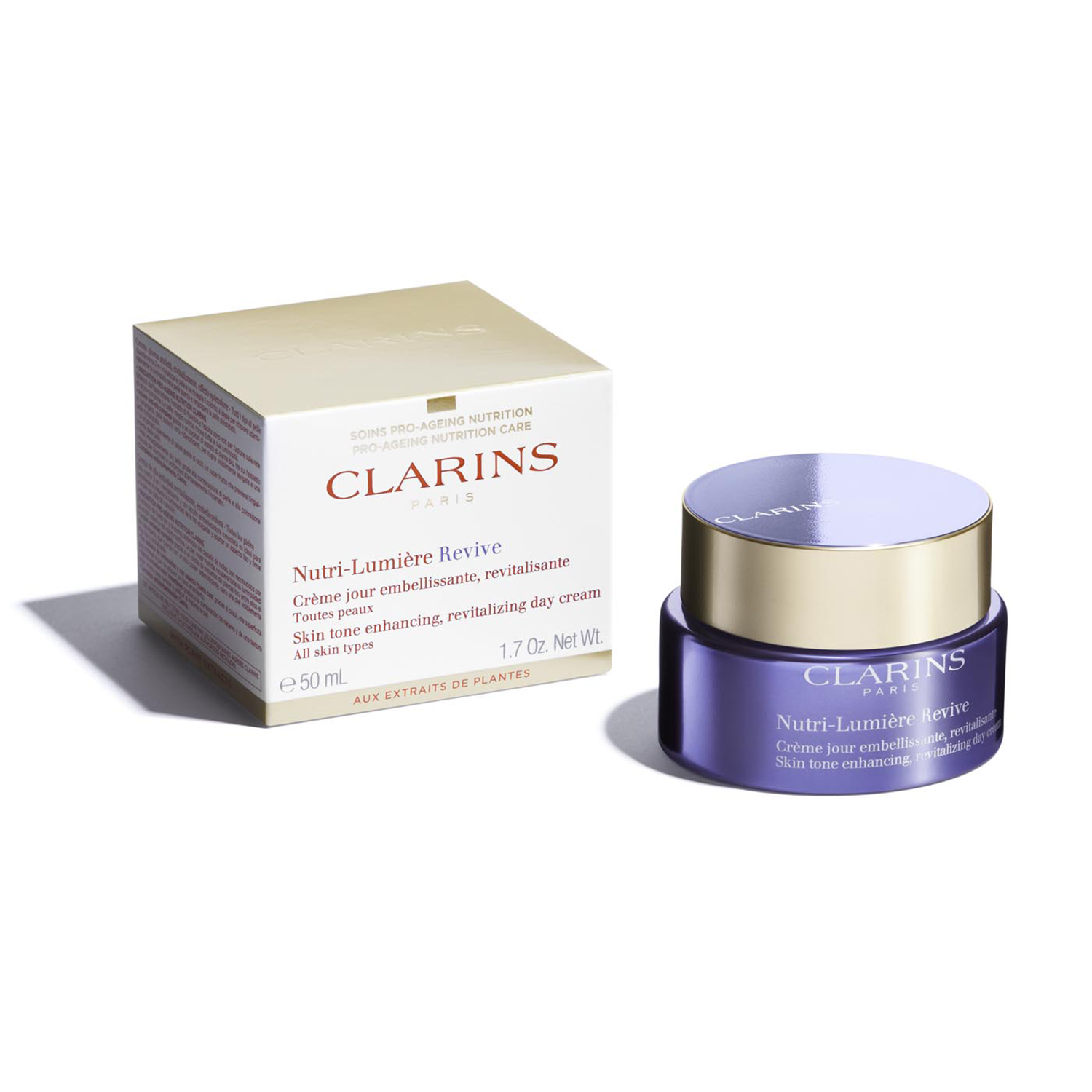 TRATAMIENTO FACIAL CLARINS NUTRI-LUMIERE REVIVE DAY CREAM 50ML - 6