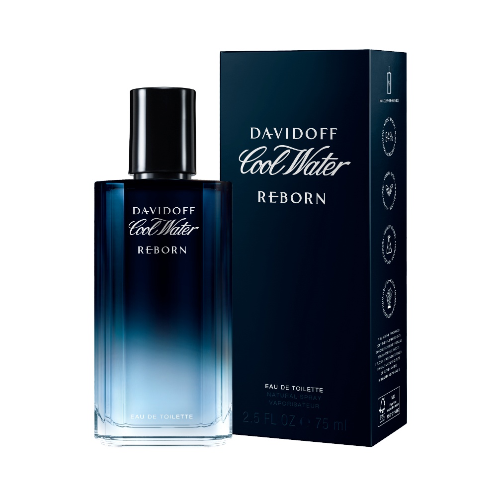 PERFUME DAVIDOFF COOL WATER REBORN HOMBRE EDT 75 ML - 1