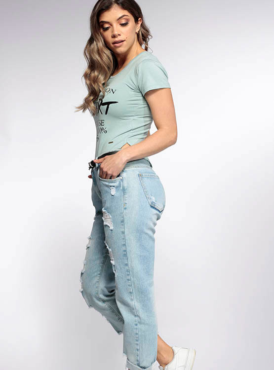 METAL JEANS JEAN BOYFRIEND ESTRELLA