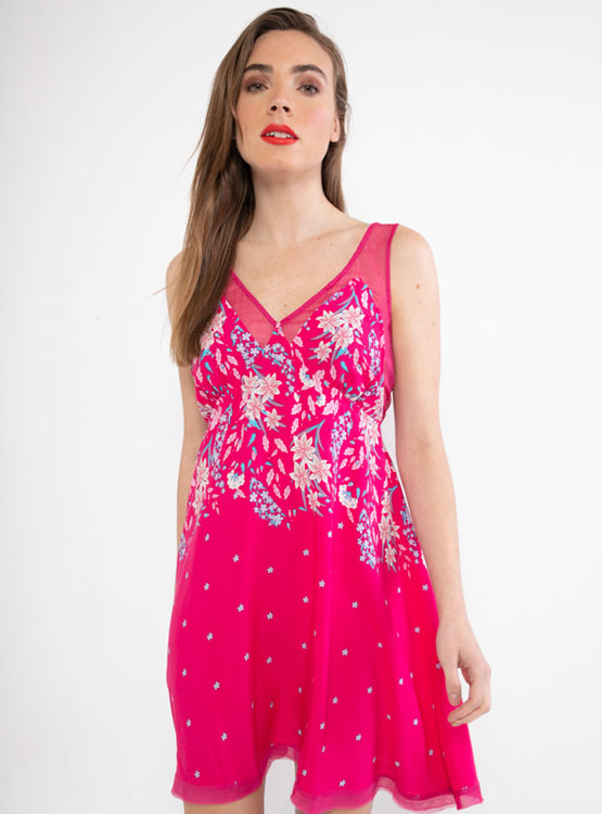 VESTIDO CORTO MUJER BARBADOS ADONIS