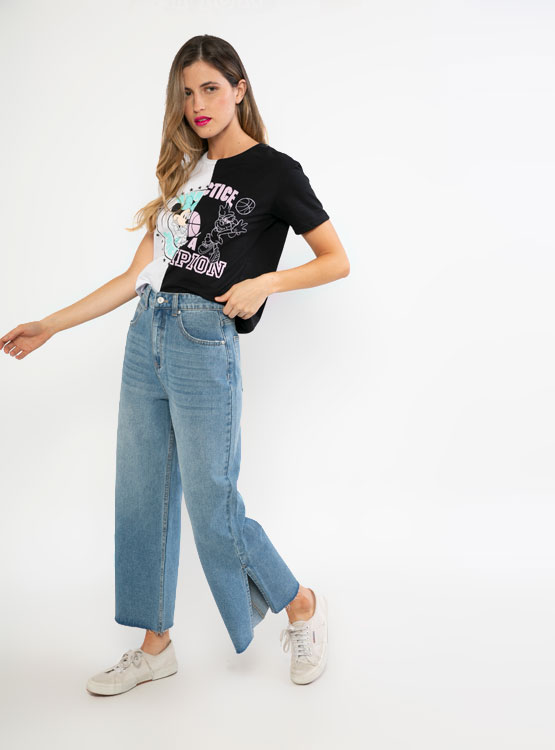 Ripley - JEAN INDEX PARA MUJER MODA ACULOTTE