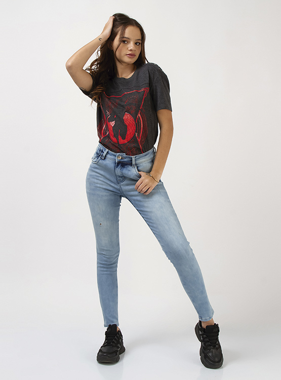 JEAN ALEJANDRA BAIGORRIA PARA MUJER SKINNY GIRASOL