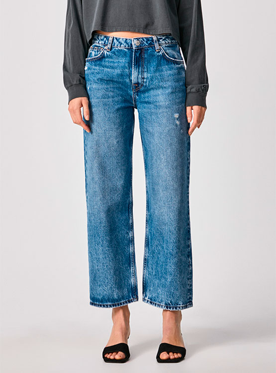 Jean Pepe Jeans Pour Femme - Taille 28/34 - Bleu Délavé En Très Bon état