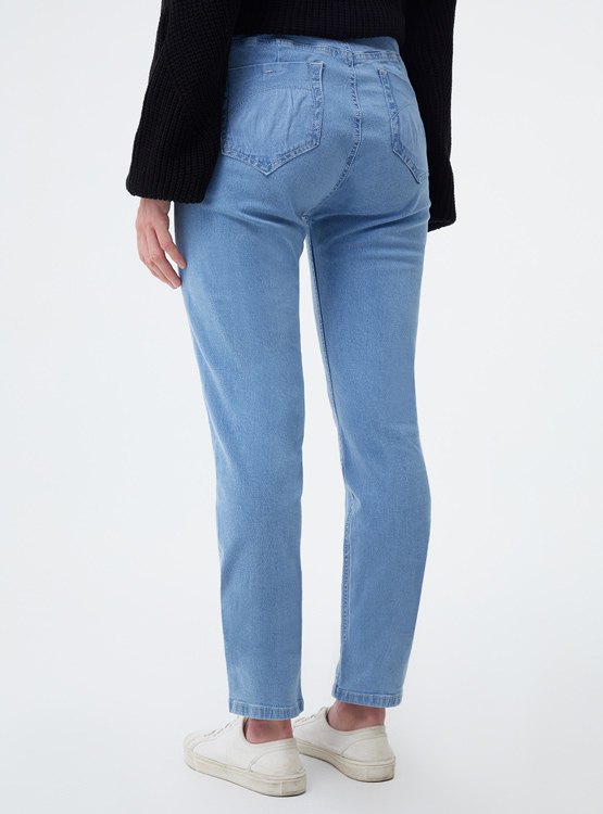 Jegging Jeans Jr Pg201693 - Jeans Jeggings Donna A Vita Alta In Cotone Sostenibile | Vestibilità Aderente